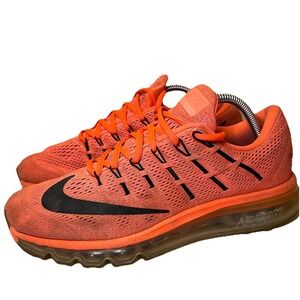 Nike Air Max 2016 Hyper Orange Womens 10 Running Shoes Sneakers Gym Mens 8.5 360